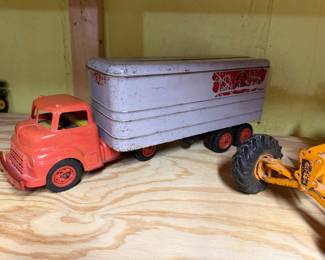1950s Wyandotte Coast to Coast Truck Lines ssemi-truck & trailer