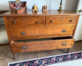 vintage dresser & mirror