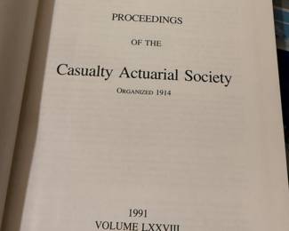 Proceedings of the Casualty Actuarial Society collection