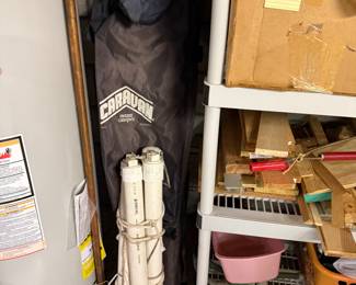 canopy tent with side panels