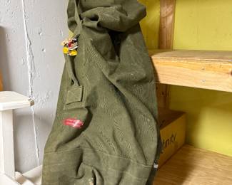 vintage army bag