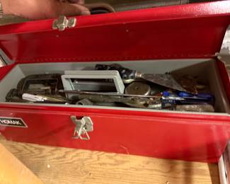 tool box and tools