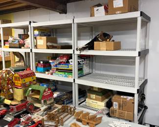 shelving; toys