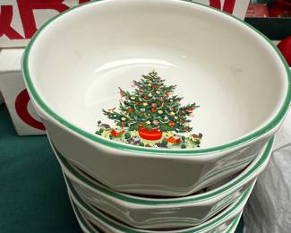 Pfaltzgraff Christmas bowls