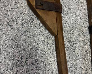 vintage wooden stilts