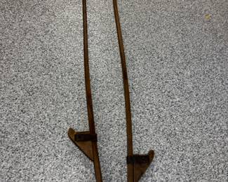 vintage wooden stilts