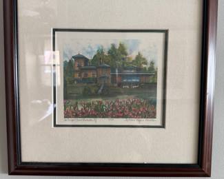 signed & numbered watercolor