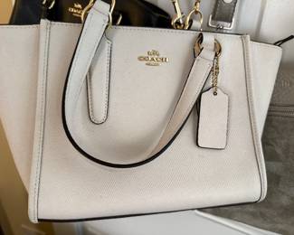 Coach leather handbag