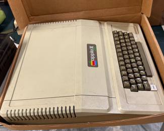 vintage Apple ll Plus computer, manuals; very low serial # (no monitor)