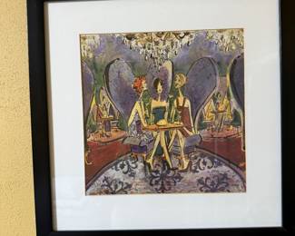 "Palm Beach Gossip" print