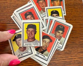 Vintage TOPPS baseball stamps 1960s