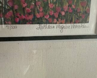 signed & numbered watercolor