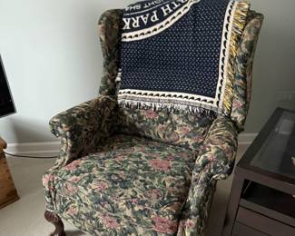 Wingback vintage chairs, set of 2