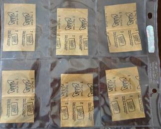 1963 TOPPS baseball peel-offs