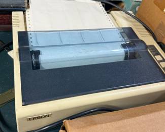 vintage Epson dot matrix printer