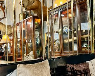 MCM 2 Sided 5 Panel Mirrored Divider