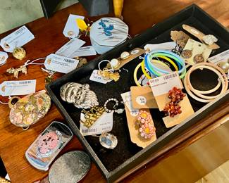Vintage Brooches, Earrings and Bracelets