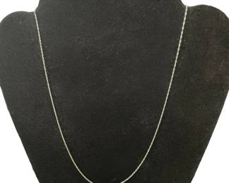 14K Gold 18 Necklace .83G 