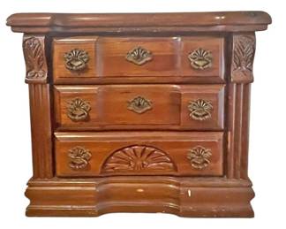 Vaughn Bassett Wood Bedside Table 