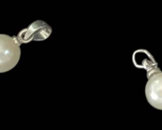 18KGP Faux Pearl Pendants 