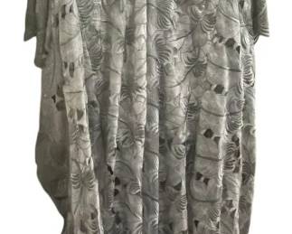 Custom Made Grey Embroidered Agbada 