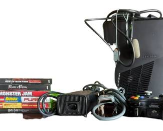 XBOX 360 With Accessories and Games 