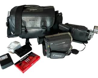 JVC Cannon Video Cameras 