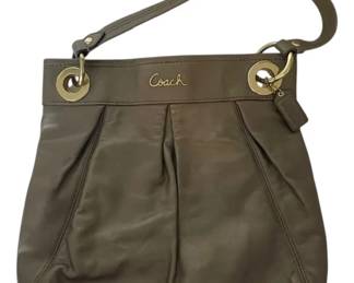Coach Ashley Leather Hippie Bag 
