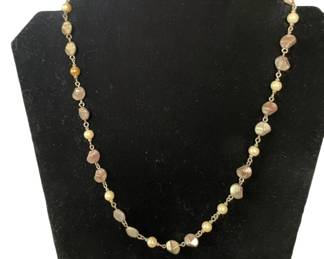 Carolee Earth StonesFaux Pearl Necklace 