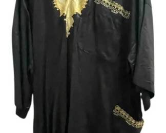 Custom Made BlackGold Mens Dashiki Set 