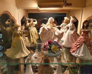 Royal Doulton figurines.