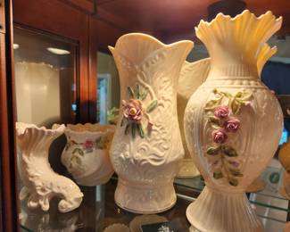 Belleek collectibles.