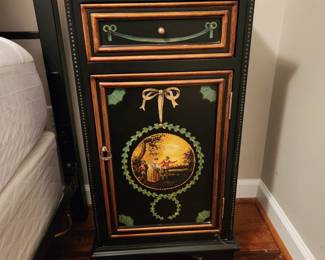 Unique painted side table