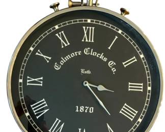 Colmore Silver Tone Wall Clock 