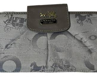 REPLICA Silver Coach Wallet 