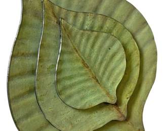 Set of Leaf Platters 