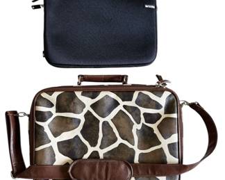 Giraffe Print Laptop Bag 