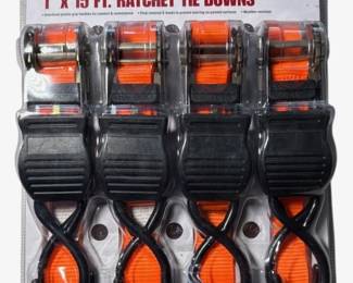 NEW Haul Master Ratchet Tie Downs 