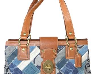 AUTHENTIC Coach Patchwork Handbag 
