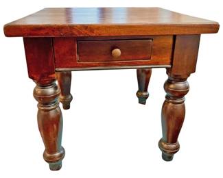 Solid Mango Wood Side Table 