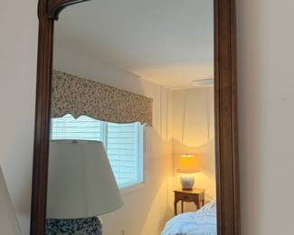 CARVED WOODEN MIRROR