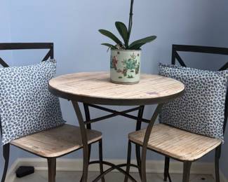 TABLE AND TWO CHAIRS