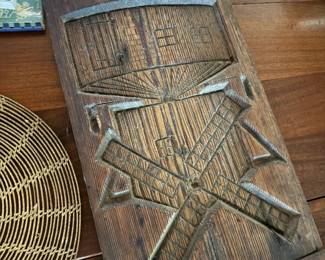 Windmill carving