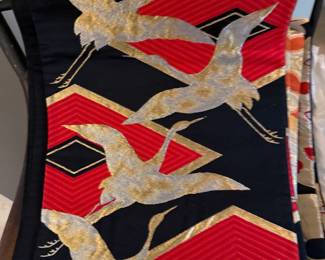 Vintage silk Japanese obi