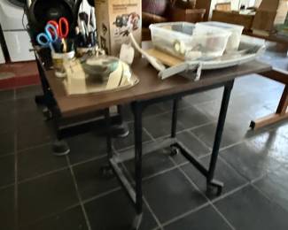 Old typewriter table