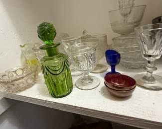Antique, depression glass more