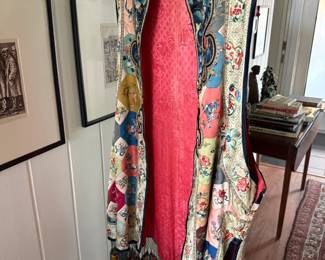 Qing Dynasty quilted silk vest