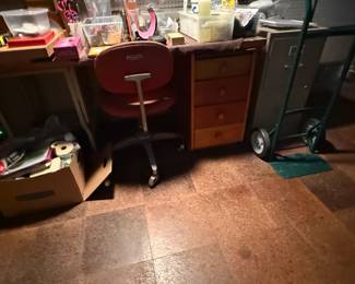 Vintage chair and desk