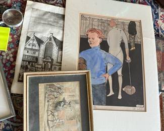 Antique and vintage prints