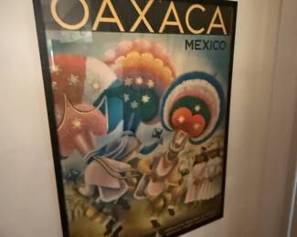 1943 Oaxaca, Mexico travel poster